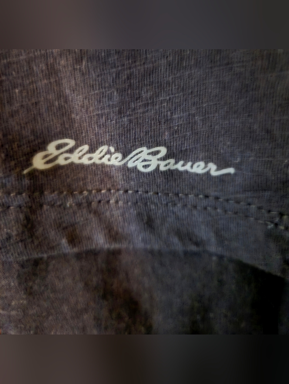 Eddie Bauer Bundle | Women’s L | Black Tulip Back Tee & Grey Ribbed Henley - Picture 5 of 9